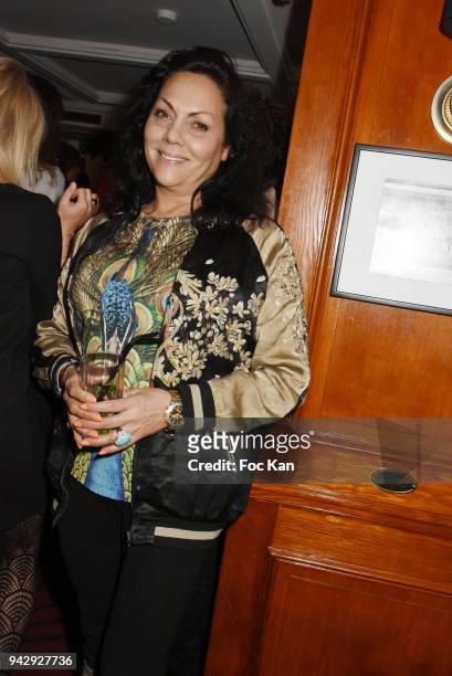 Hermine de Clermont Tonnerre attends the the Nicolas Mereau Birthday Party At Club 13 on April 6, 2018 in Paris, France.