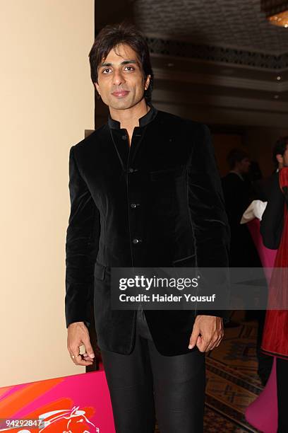 Indian Actor Sonu Sood at the post screening party of the movie "City of Life" on December 11, 2009 in Dubai, United Arab Emirates.