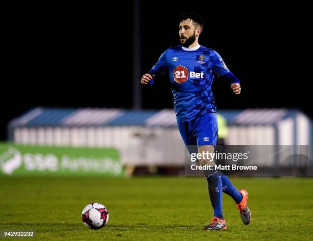 Waterford , Ireland - 6 April 2018; David Webster of Waterford FC during the SSE Airtricity League Premier Division match between Waterford FC and...