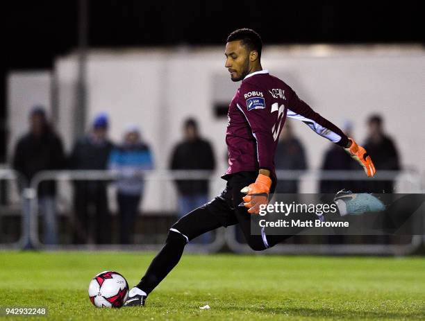 Waterford , Ireland - 6 April 2018; Lawrence Vigouroux of Waterford FC during the SSE Airtricity League Premier Division match between Waterford FC...