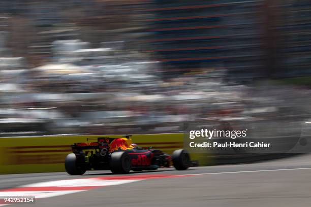 Daniel Ricciardo, Red Bull Racing-TAG Heuer RB13, Grand Prix of Monaco, Circuit de Monaco, 28 May 2017. Pole position but a disappointing second...