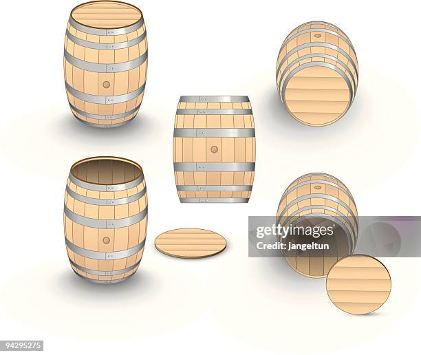 wine barrels - barrel 幅插畫檔、美工圖案、卡通及圖標