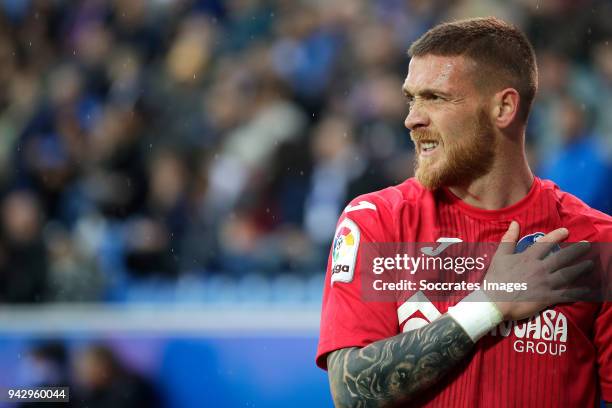 Vitorino Antunes of Getafe during the La Liga Santander match between Deportivo Alaves v Getafe at the Estadio de Mendizorroza on April 7, 2018 in...