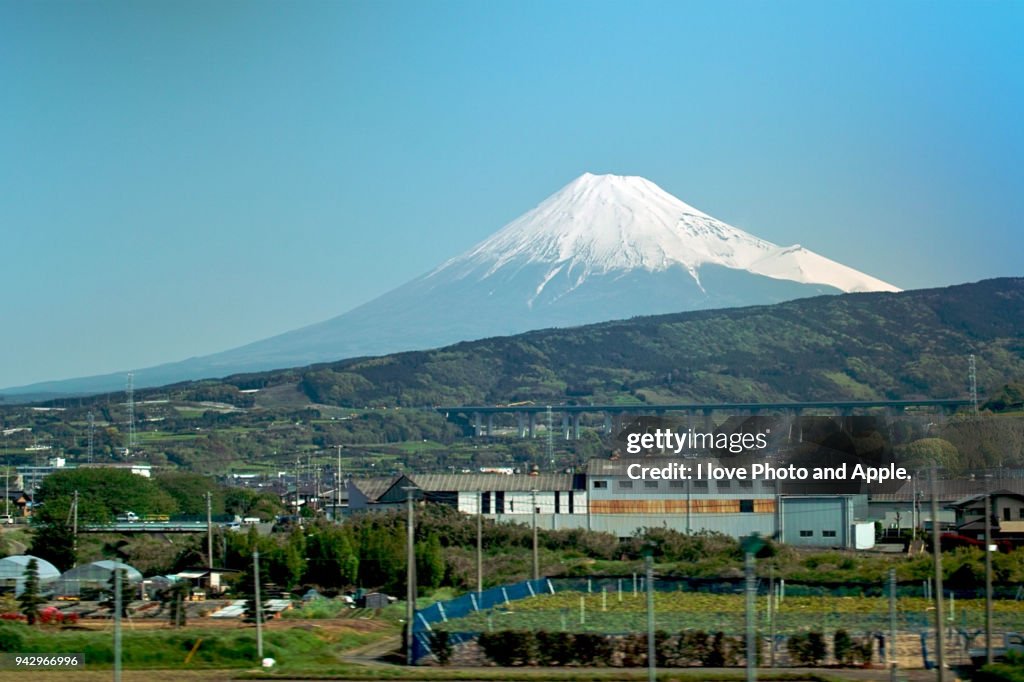 Fuji view from Shinkansen