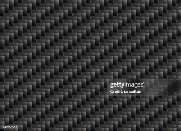 carbon fiber seamless - carbon fiber texture stock illustrations