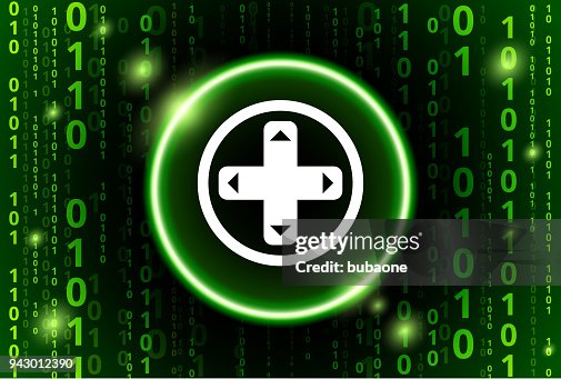 Game Controller Binary Code Vector Pattern Background Game Controller Binary Code Vector Pattern Background