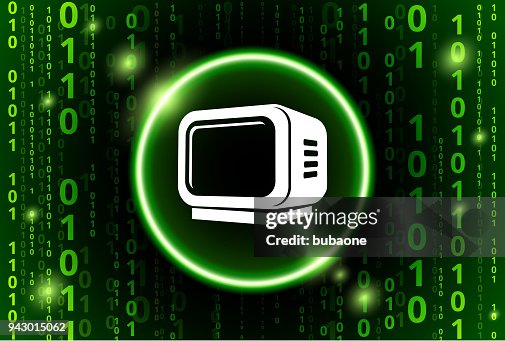 Television Binary Code Vector Pattern Background Television Binary Code Vector Pattern Background