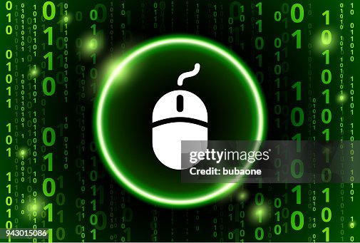 Computer Mouse Binary Code Vector Pattern Background Computer Mouse Binary Code Vector Pattern Background