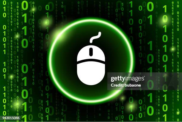 computer mouse binary code vector pattern background - hardware tools background stock illustrations