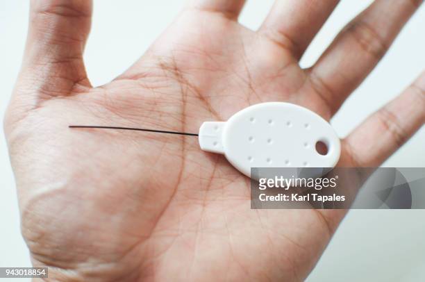 a probe used to test a neuropathy - diabetes feet stock pictures, royalty-free photos & images