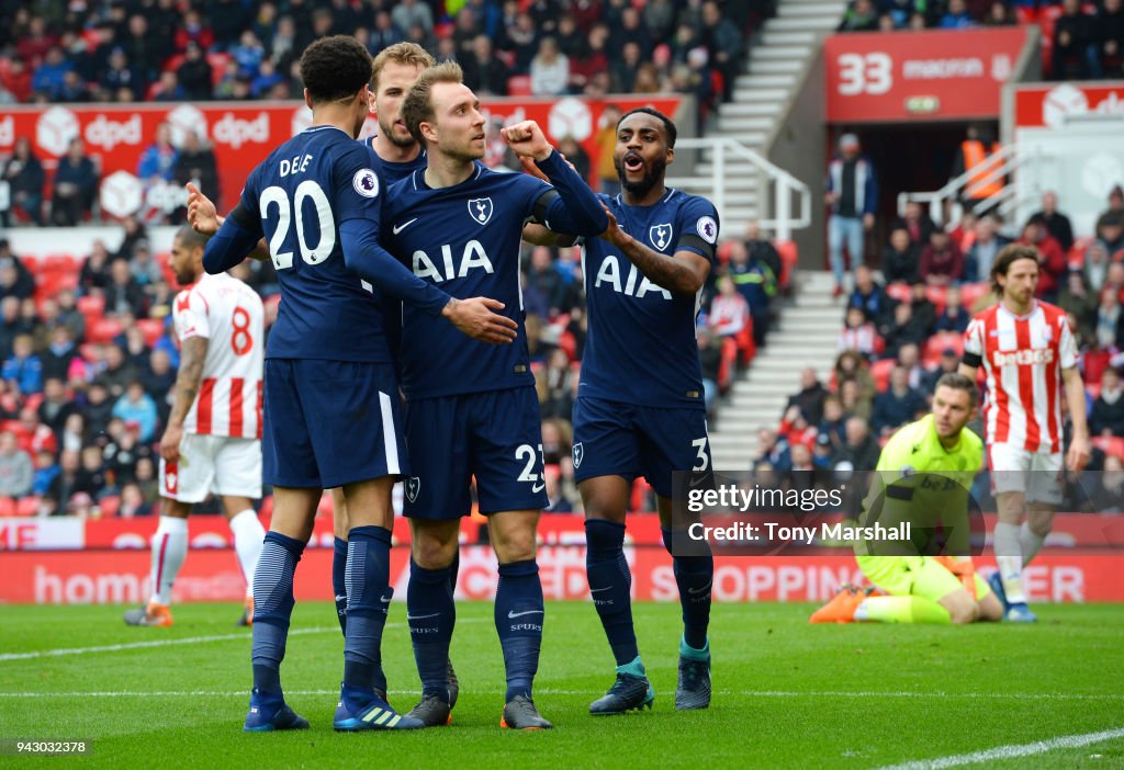 Stoke City v Tottenham Hotspur - Premier League