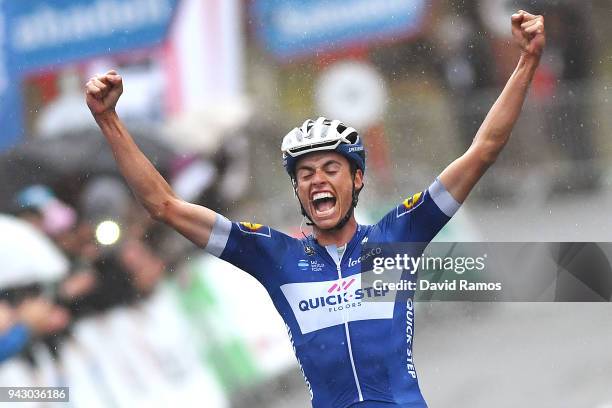 Arrival / Enric Mas of Spain and Team Quick-Step Floors / Celebration / during the 58th Vuelta Pais Vasco 2018, Stage 6 a 122,2km stage from Eibar to...