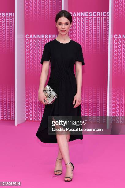Jury Member Paula Beer attends the Launch of the Official Competition and "The Truth About The Harry Quebert Affair" screening during the 1st Cannes...