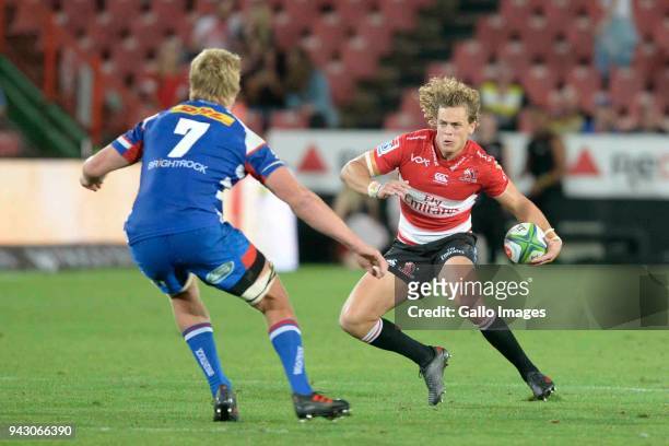 Andries Coetzee of the Emirates Lions during the Super Rugby match between Emirates Lions and DHL Stormers at Emirates Airline Park on April 07, 2018...