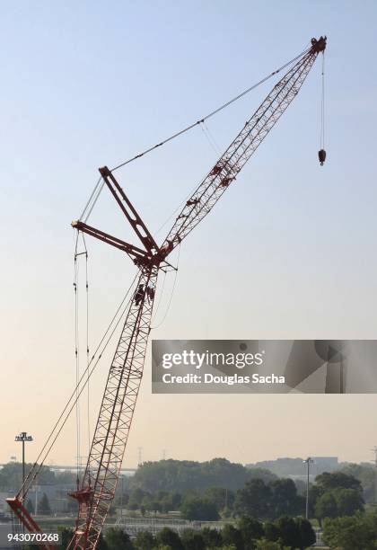 construction tower crane - pulley stock pictures, royalty-free photos & images