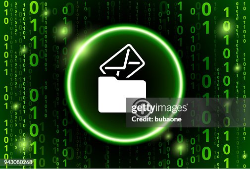 Add Letter Folder Binary Code Vector Pattern Background Add Letter Folder Binary Code Vector Pattern Background