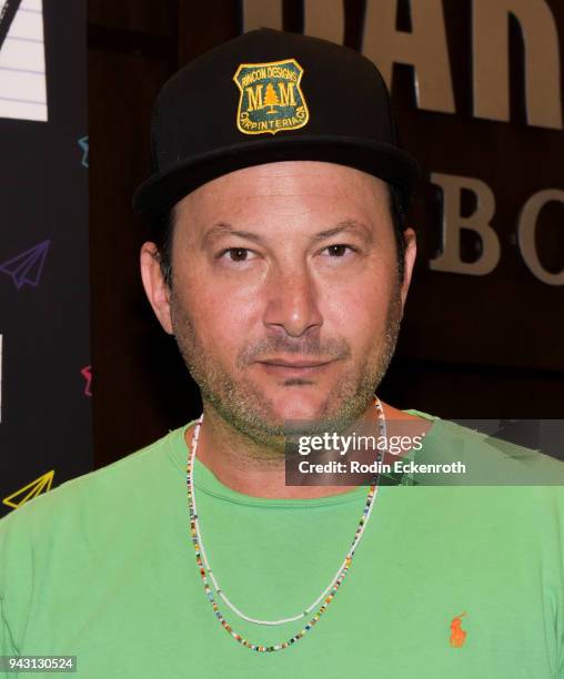 Matt Boren discusses "Folded Notes From High School" at Barnes & Noble at The Grove on April 7, 2018 in Los Angeles, California.