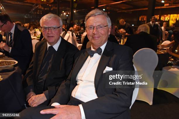 Archbishop of Berlin Dr. Heiner Koch and Wolfgang Bosbach attend the 'Goldene Sonne 2018' Award by Sonnenklar.TV on April 7, 2018 in Kalkar, Germany.