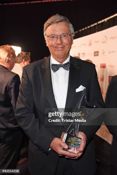 Wolfgang Bosbach attends the 'Goldene Sonne 2018' Award by Sonnenklar.TV on April 7, 2018 in Kalkar, Germany.