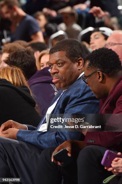 Bernard King attends the game between the Milwaukee Bucks and the New York Knicks on April 7, 2018 at Madison Square Garden in New York City, New...