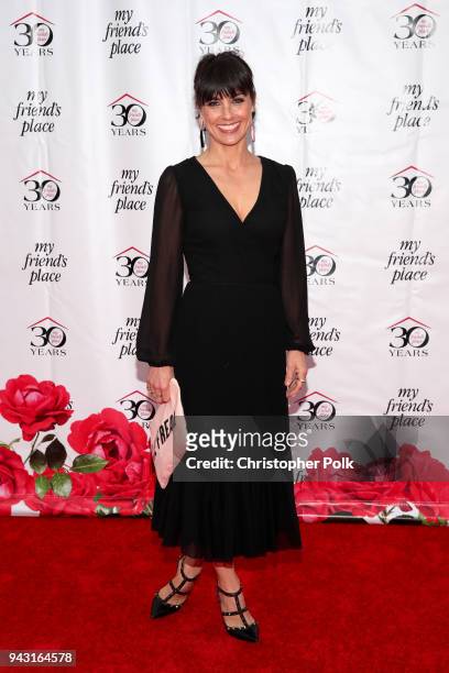 Constance Zimmer attends My Friend's Place 30th Anniversary Gala at Hollywood Palladium on April 7, 2018 in Los Angeles, California.