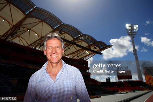 Lord Sebastian Coe poses during day four of the Gold Coast 2018 Commonwealth Games at Carrara Stadium on April 8, 2018 on the Gold Coast, Australia.