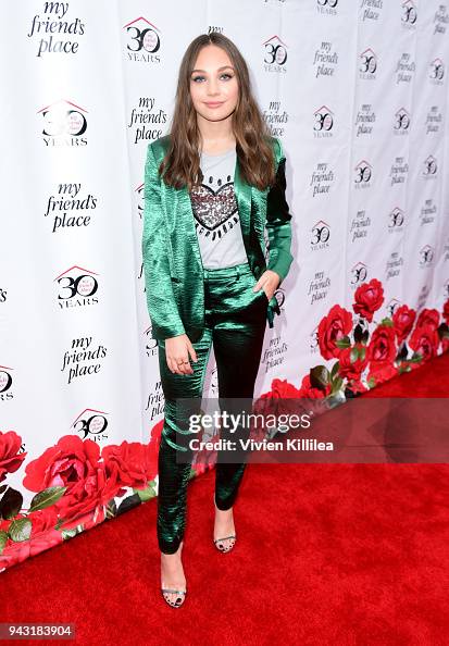 Maddie Ziegler attends the My Friend's Place 30th Anniversary Gala at