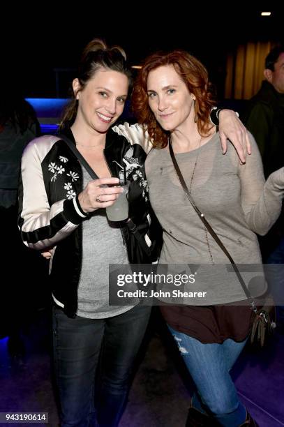 Bridgett McGuire and Judith Hoag celebrate cast of "Nashville" celebrate the end of the series' 6th and final season with a wrap party at Top Golf...