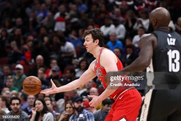 Omer Asik of Chicago Bulls in action during the NBA game between Brooklyn Nets and Chicago Bulls at the United Center in Chicago, Illinois, United...