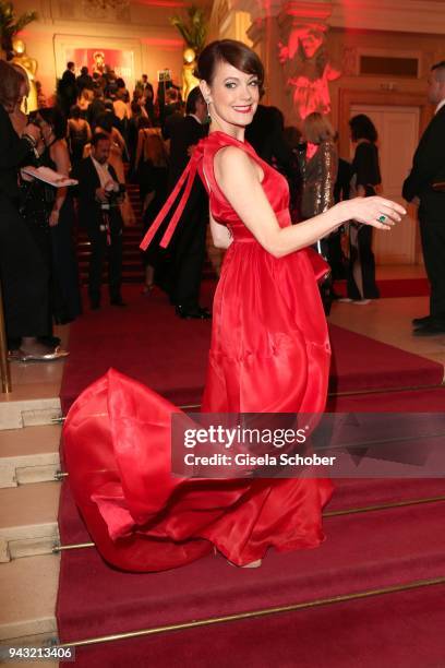 Elke Winkens during the 29th ROMY award at Hofburg Vienna on April 7, 2018 in Vienna, Austria.