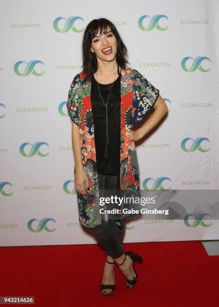 Actress Natasha Negovanlis attends the Cocktails for Change fundraiser hosted by ClexaCon to benefit Cyndi Lauper's True Colors Fund at the Tropicana...