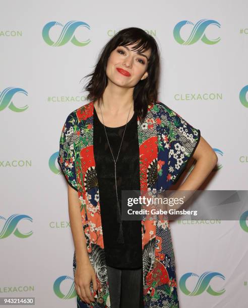 Actress Natasha Negovanlis attends the Cocktails for Change fundraiser hosted by ClexaCon to benefit Cyndi Lauper's True Colors Fund at the Tropicana...