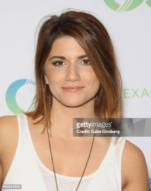 Actress Elise Bauman attends the Cocktails for Change fundraiser hosted by ClexaCon to benefit Cyndi Lauper's True Colors Fund at the Tropicana Las...