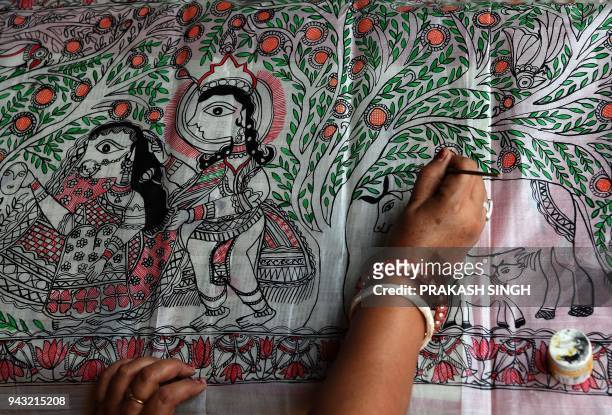 47 Madhubani Painting Photos and Premium High Res Pictures - Getty Images