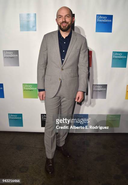 Paul Scheer attends the 10th Annual Young Literati Toast at Hudson Loft on April 7, 2018 in Los Angeles, California.