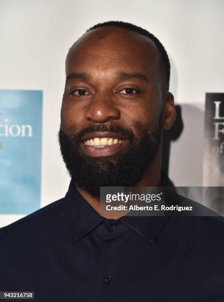Baron Davis attends the 10th Annual Young Literati Toast at Hudson Loft on April 7, 2018 in Los Angeles, California.