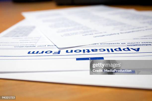 application form - application form stock pictures, royalty-free photos & images