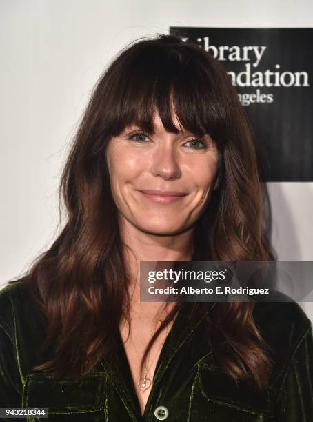 Katie Aselton attends the 10th Annual Young Literati Toast at Hudson Loft on April 7, 2018 in Los Angeles, California.