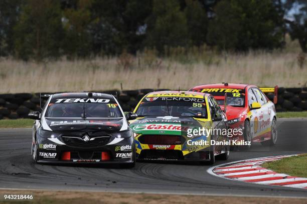 Jack Le Brocq drives the Tekno Autosports Holden Commodore ZB during race 2 for the Supercars Tasmania SuperSprint on April 8, 2018 in Hobart,...