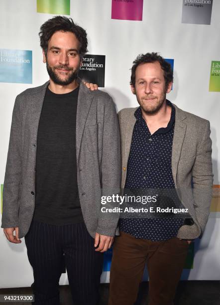 Josh Radnor and Ben Lee attend the 10th Annual Young Literati Toast at Hudson Loft on April 7, 2018 in Los Angeles, California.