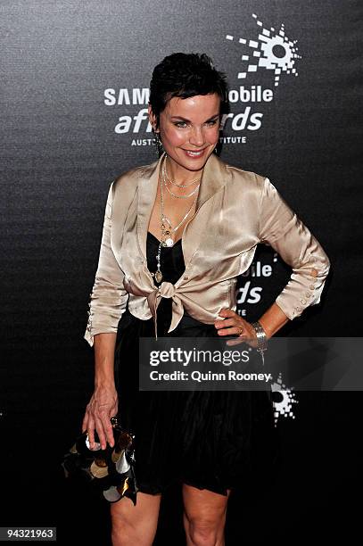 Actress Sigrid Thornton arrives for the 2009 Samsung Mobile AFI Awards at the Regent Theatre on December 12, 2009 in Melbourne, Australia.