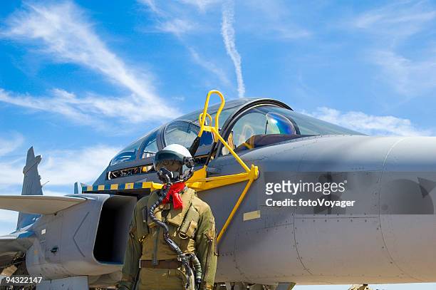aviator and aircraft - marine engineering stockfoto's en -beelden