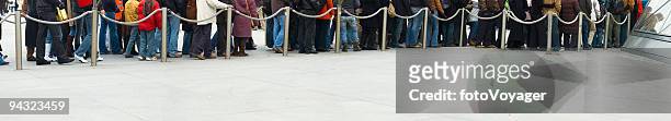 people standing in line - leg show stock pictures, royalty-free photos & images