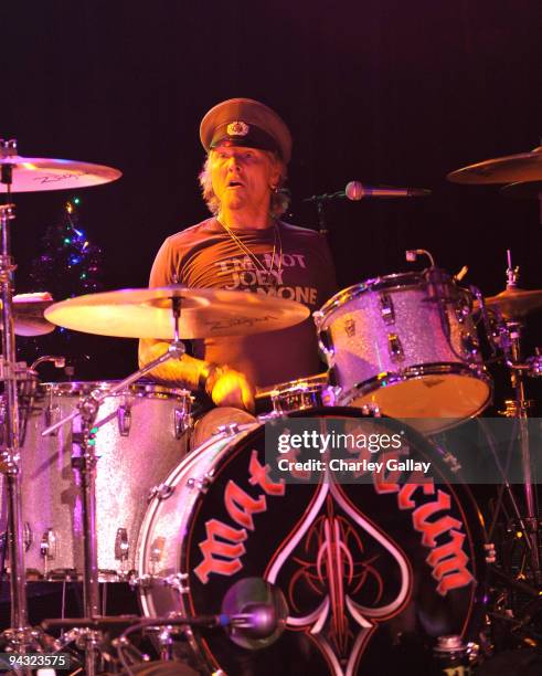 Musician Matt Sorum performs at Camp Freddy and Friends presented by Onitsuka Tiger at The Roxy Theatre on December 11, 2009 in Hollywood, California.