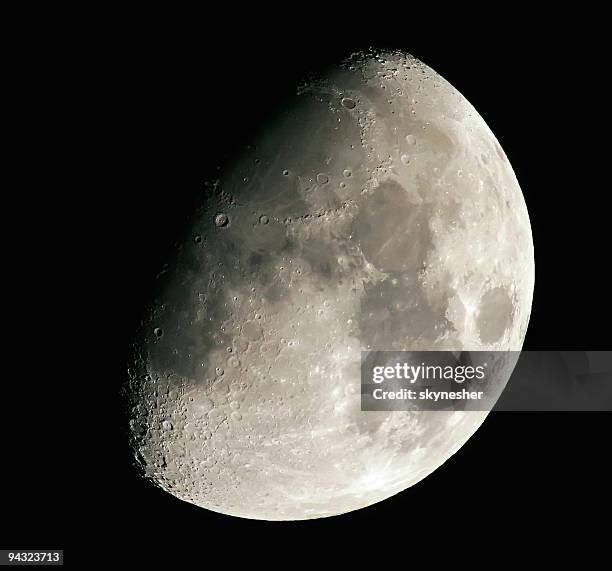 half moon - silver moon pictures stock pictures, royalty-free photos & images