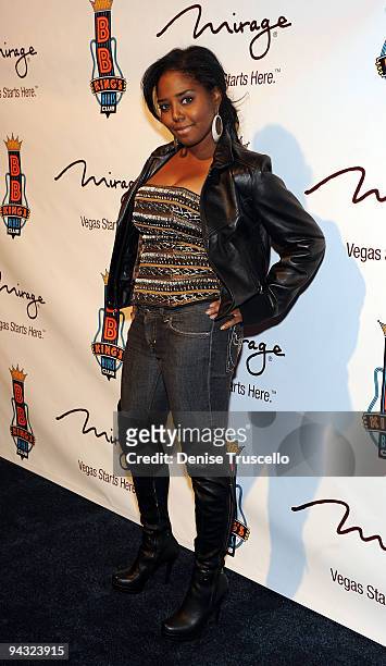 Shar Jackson arrives at the grand opening of B.B. Kings Blues Club at The Mirage on December 11, 2009 in Las Vegas, Nevada.
