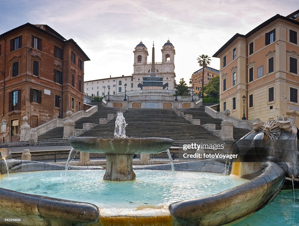 Degraus espanhóis, Roma