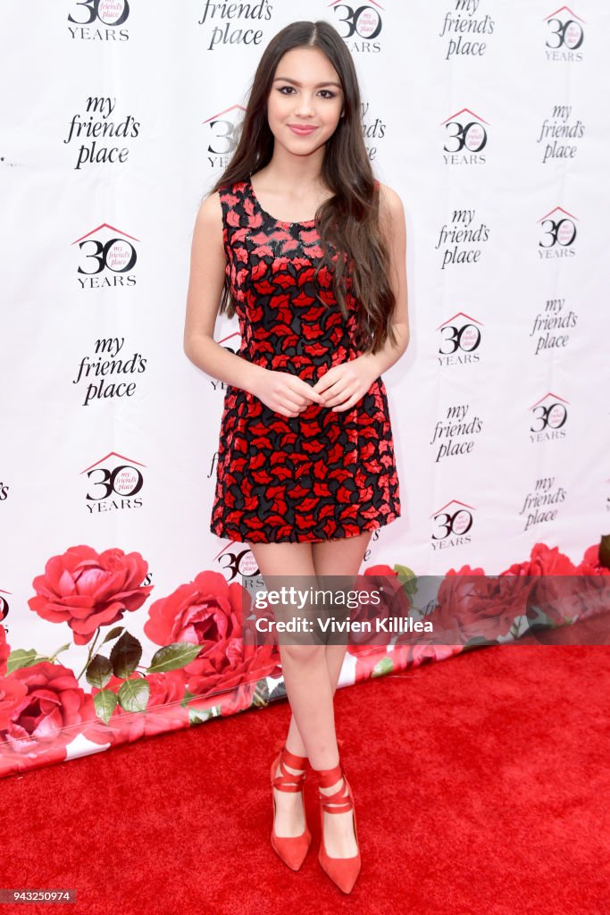 Olivia Rodrigo Attends The My Friends Place 30th Anniversary Gala At