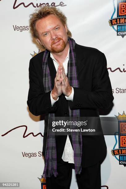 Country music artist Lee Roy Parnell attends the grand opening of the B.B. King's Blues Club at The Mirage Hotel & Casino on December 11, 2009 in Las...