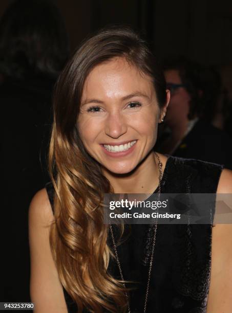 Actress Dominique Provost-Chalkley attends the Cocktails for Change fundraiser hosted by ClexaCon to benefit Cyndi Lauper's True Colors Fund at the...